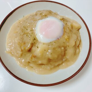 余りシチューアレンジ！ドライカレーがけ